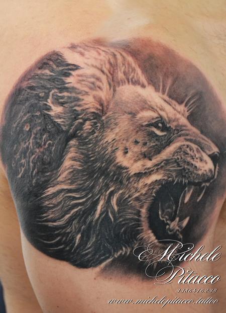 Tattoos - Lion - 128051